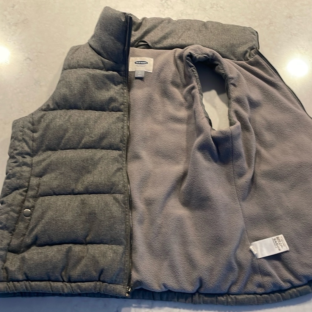 Gray Puffer Vest